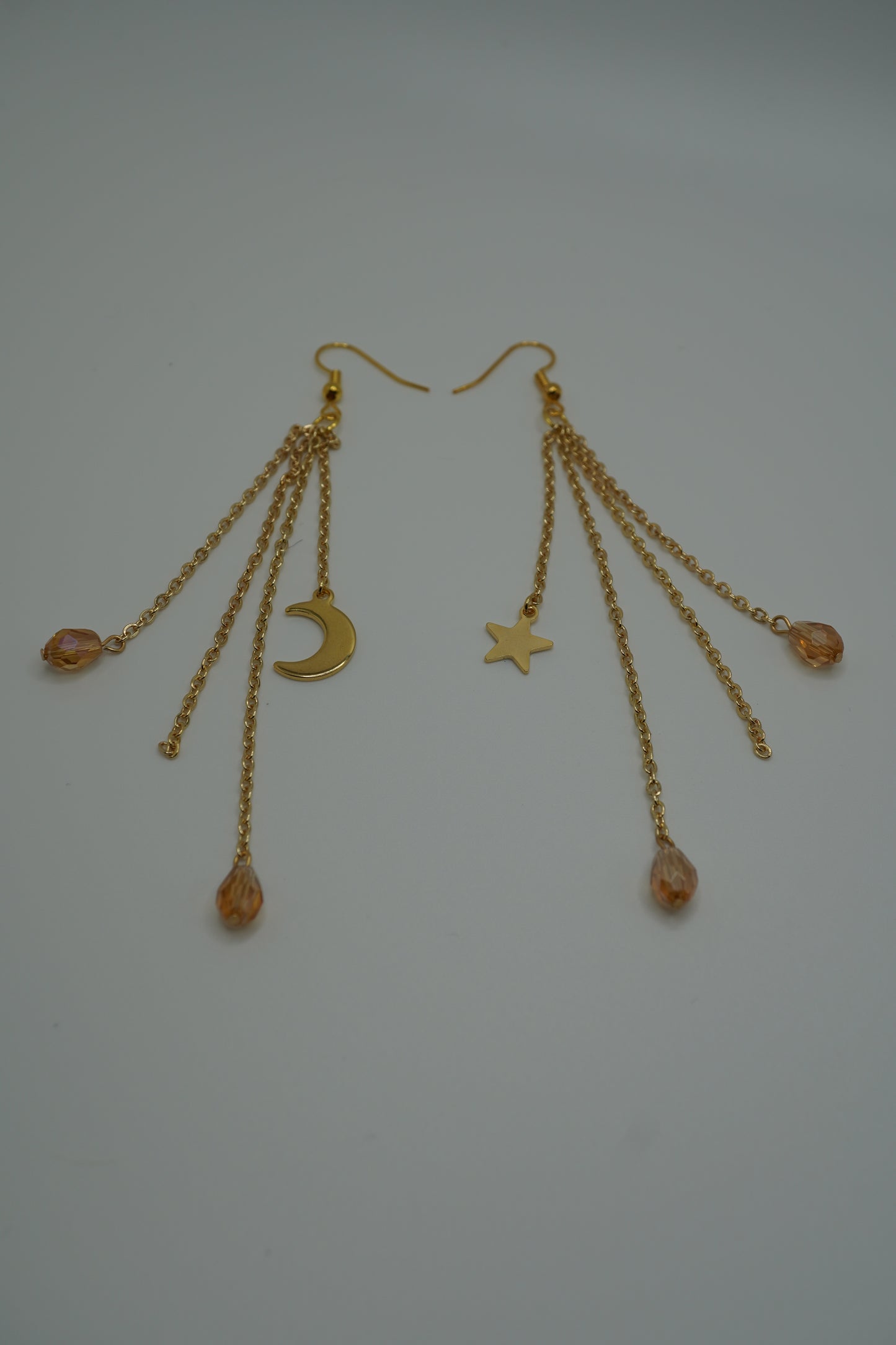 You Shouldn't Be Here: Star and Moon earrings