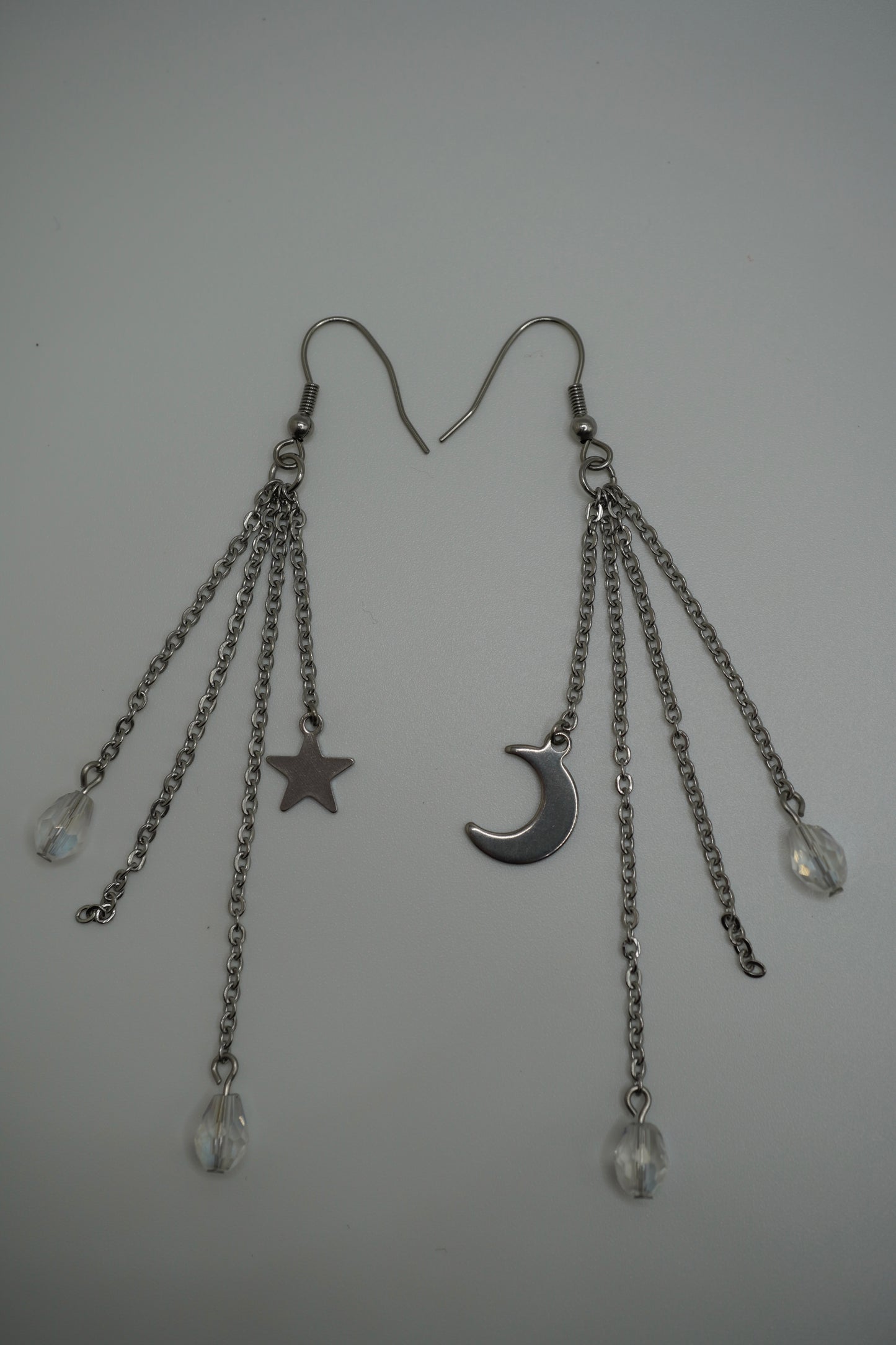 You Shouldn't Be Here: Star and Moon earrings