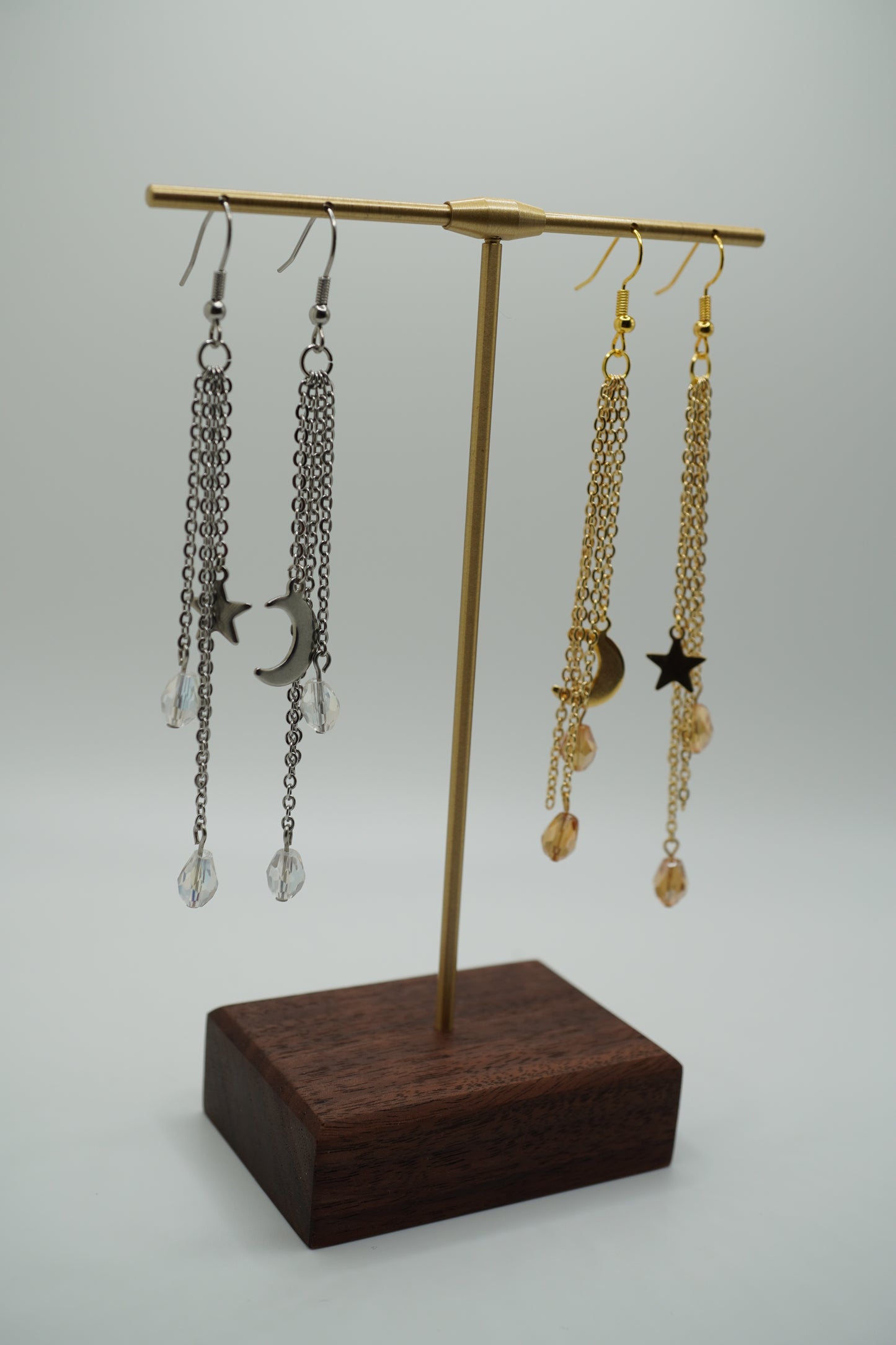 You Shouldn't Be Here: Star and Moon earrings