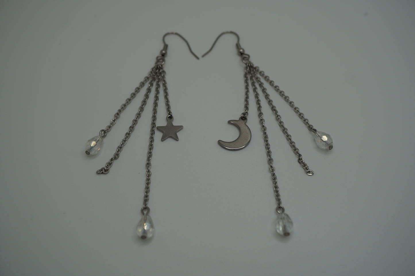 You Shouldn't Be Here: Star and Moon earrings