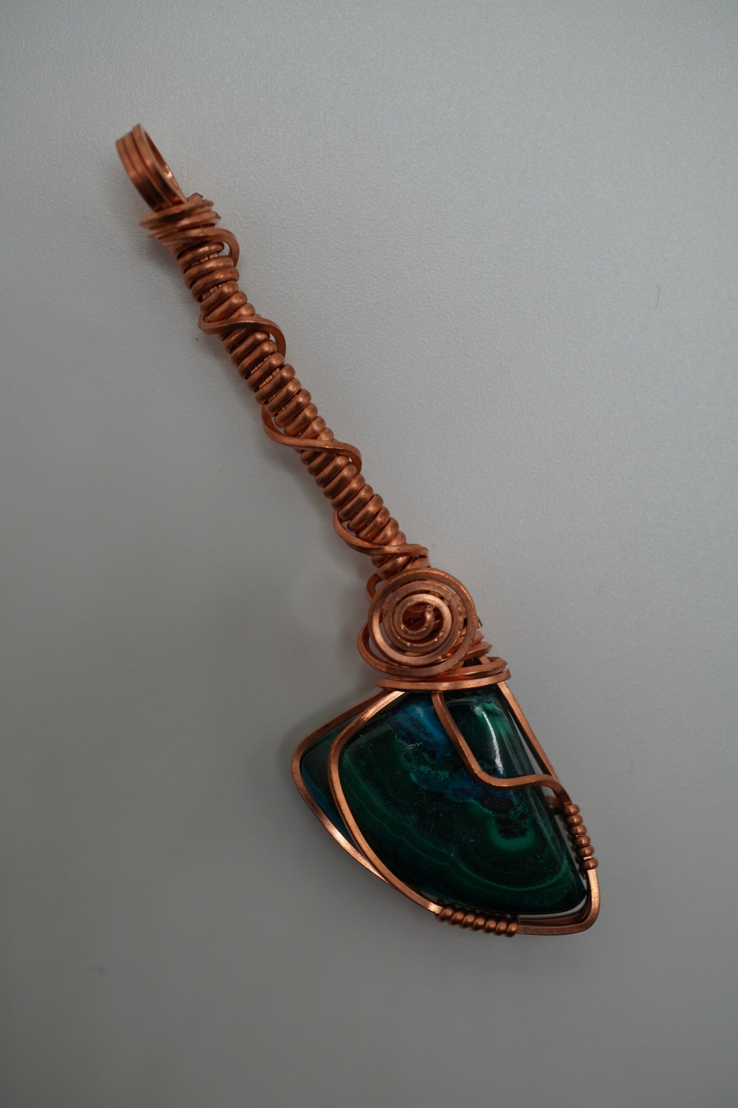 Malachite Knife pendant