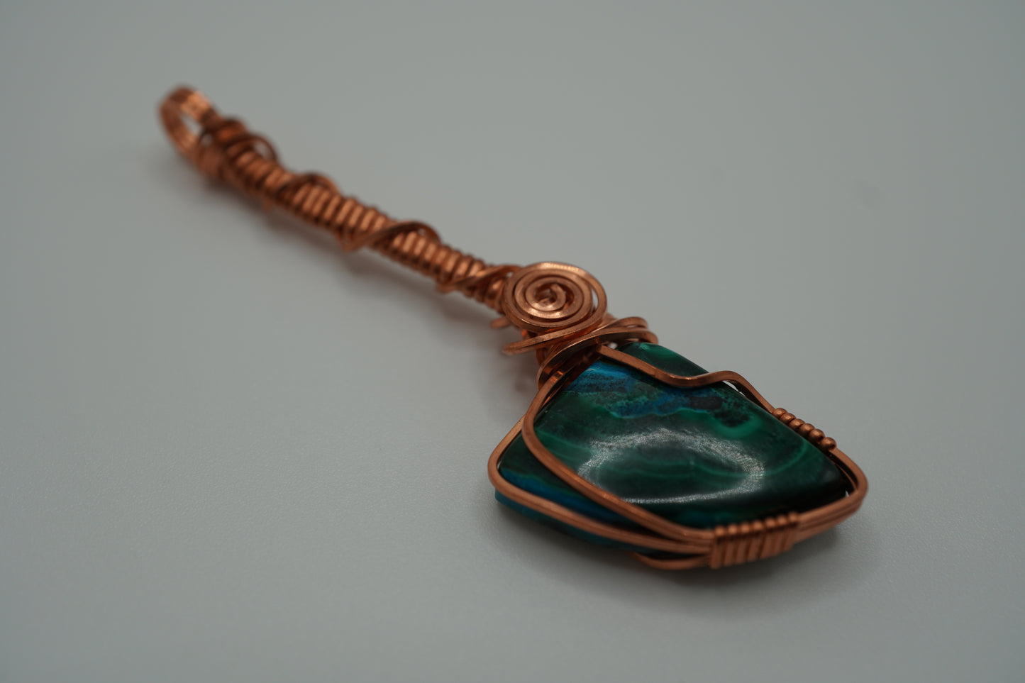 Malachite Knife pendant